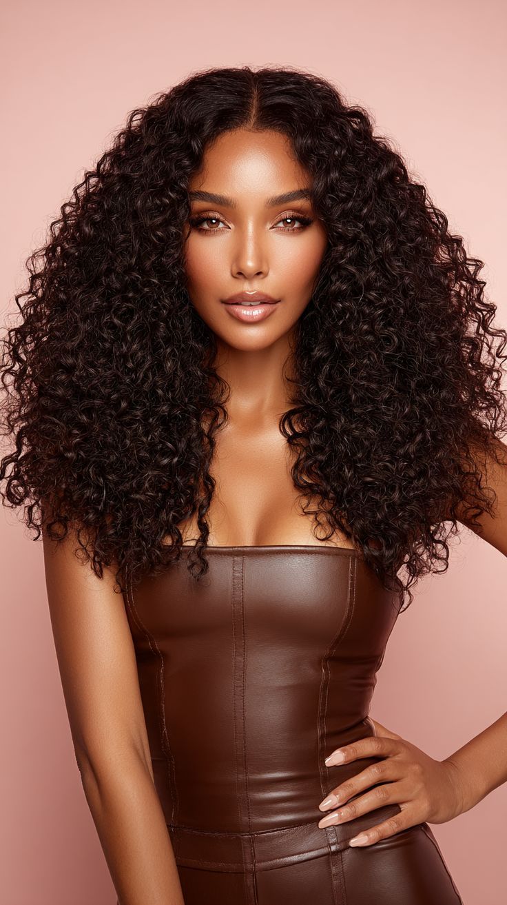 curly hair wig – bouncy, soft & natural