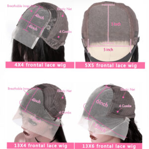 Snapback Cap 12a super double drawn human hair nutural color lace frontal wig