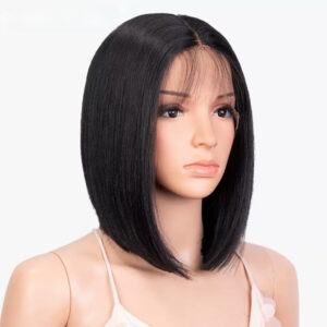 super double drawn bob human hair straight natural color