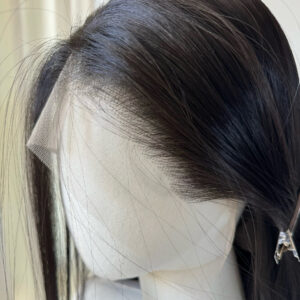 12a super double drawn human hair nutural color lace frontal wig