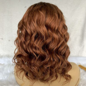bob #33 auburn loose body wave human hair