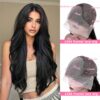 body wave natural black hair lace frontal 100% human hair body wave natural black hair lace frontal 100% human hair