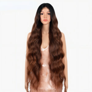 t1b/4 ombre body wave lace front human hair natural black root to medium chocolate chestnut brown