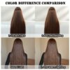 #4 dark chocolate brown 100% human hair with bangs