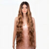 t1b/30 ombre body wave lace front human hair dark root to caramel auburn honey blonde
