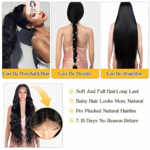T1B/30 Ombre Body Wave Lace Front Human Hair Dark Root to Caramel Auburn Honey Blonde body wave 1b/30 ombre (natural black roots to medium auburn/copper red ends) human hair
